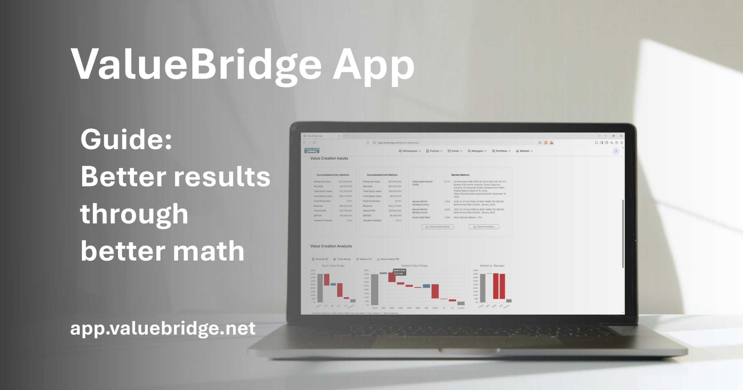 Better Results through Better Math | ValueBridge App